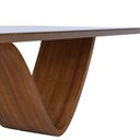 Ver imagem 7 de Mesa de Jantar Pão de Açúcar Nozes com Vidro Off White 240x120 Fabrispuma