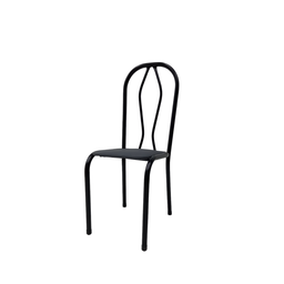 Conjunto 2 Cadeiras Ceci Art Panta Tubo Aço Preto Ass/cinza - 3