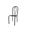 Conjunto 2 Cadeiras Ceci Art Panta Tubo Aço Preto Ass/cinza - 3