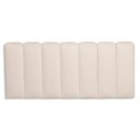 Ver imagem 3 de Cabeceira Casal Kit 7 Placas Modelo Arredondada - Suede Creme / Off White