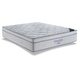 Cama Box Baú Casal Suede + Colchão Molas Ensacadas Freedom 75X138X188:Bege - 3