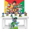 Kit Decoração de Festa Totem Display 7 Peças - Patrulha Canina 2 Painel 1,5 decora criança mdf chão  - 1