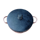 Ver imagem 3 de Panela em Pedra Sabão com Alça Cobre de Núnero 2 Curada