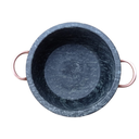 Ver imagem 4 de Panela em Pedra Sabão com Alça Cobre de Núnero 2 Curada