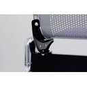 Ver imagem 3 de Cadeira Longarina Tipo Aeroporto 4 Lugares Com Estofado Preto