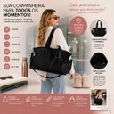 Ver imagem 5 de Bolsa Mala Feminina Academia Esportiva Viagem Porta Roupas:Rosa