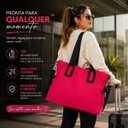 Ver imagem 2 de Bolsa Mala Feminina Academia Esportiva Viagem Porta Roupas:Rosa
