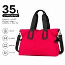 Ver imagem 4 de Bolsa Mala Feminina Academia Esportiva Viagem Porta Roupas:Rosa