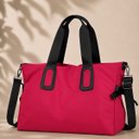 Ver imagem 3 de Bolsa Mala Feminina Academia Esportiva Viagem Porta Roupas:Rosa