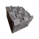 Ver imagem 1 de Espuma Acústica 50 X 50 X 7cm Alpha - 12 Pl Anti Chamas