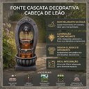 Ver imagem 5 de Fonte Cascata Decorativa Leão com LED 110x45x40 cm