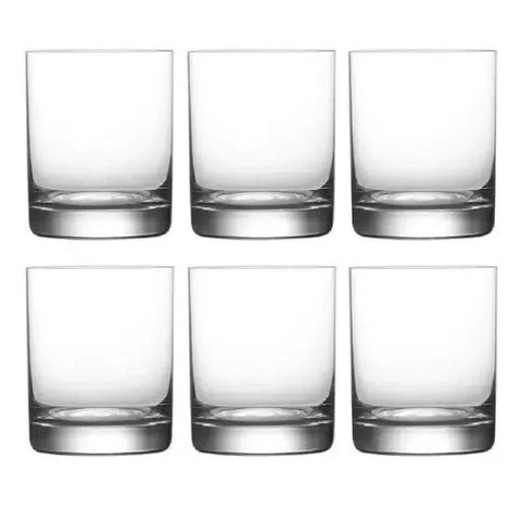 Jogo com 6 Copos Vital em Vidro 400 Ml - Fracalanza