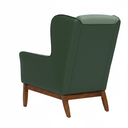 Ver imagem 6 de Poltrona Dekorien Milena Jacar Verde Courano com Puff Premium Decoração