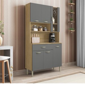 Armário de Cozinha 6 Portas 1 Gaveta Golden