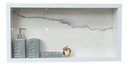 Ver imagem 3 de Nicho Porcelanato Banheiro Branco Calacata 60x32cm