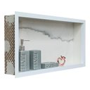 Ver mais imagens de Nicho Porcelanato Banheiro Branco Calacata 60x32cm