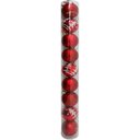 Ver imagem 3 de Kit 27 Bolas Natalino Enfeite Árvore Natal Vermelho Glitter