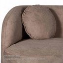 Ver imagem 7 de Sofá com Chaise Ilhéus 3 Lugares Fixo 180cm Marrom Bouclê
