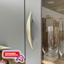 Ver imagem 5 de Armário de Cozinha 6 Portas 1 Gaveta Golden Branco/Freijó/Supremo/Cp- Ripado
