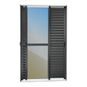 Ver imagem 1 de Porta Correr Venez. 3F.Móv.210 x 200 Elite c/Fechad.Tetra V.Ref.Mix Preto Brimak