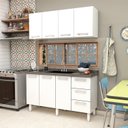 Ver imagem 1 de Armário Aéreo de Cozinha em Aço 140cm 4 Portas Vênus