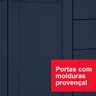 Armário de Cozinha Genialflex Iluminata 3 Portas Branco Azul - 7