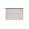Armário de Cozinha Genialflex Iluminata 3 Portas Branco Azul - 6