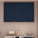 Ver imagem 1 de Armário de Cozinha Genialflex Iluminata 3 Portas Branco Azul