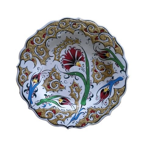 Prato Vidrado (Arte Turca) 30 Cm – 00033A