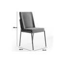 Ver imagem 4 de Sala de Jantar Completa Stellar 1597 Aço C/ Tampo Madeirado 160x90cm e 6 Cadeiras Hug Rose/petra -