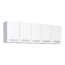 Ver imagem 3 de Armário Aéreo de Cozinha em Aço 180cm 5 Portas Vênus 