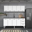 Ver imagem 1 de Armário Aéreo de Cozinha em Aço 180cm 5 Portas Vênus 