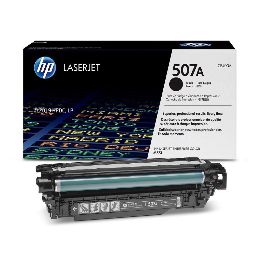 Cartucho de Toner HP 507A Black Original LaserJet, CE400A | MadeiraMadeira