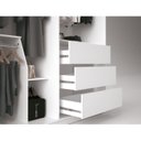 Ver imagem 5 de Guarda Roupa Modulado com Espelho 2 Portas 3 Gavetas 100% MDF Decor