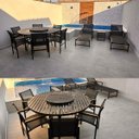 Ver imagem 6 de Kit Mesa Ripada Giratória 1,40m + 6 Poltronas + 2 Espreguiçadeiras + Mesa Lateral