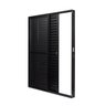 Porta de Aluminio Balcão 210x160cm 3 Folhas Vidro Liso e Batente 12,2cm Cristal Ultra Ramassol - 2