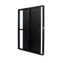 Ver imagem 3 de Porta de Aluminio Balcão 210x160cm 3 Folhas Vidro Liso e Batente 12,2cm Cristal Ultra Ramassol