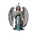 Ver imagem 3 de Anjo da Guarda Resina 22cm Adorno Mesa ou Parede