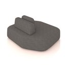 Ver imagem 6 de Sofá Módulo Chaise 165cm Orgânico Sala berlim bouclê K01 - D'Rossi