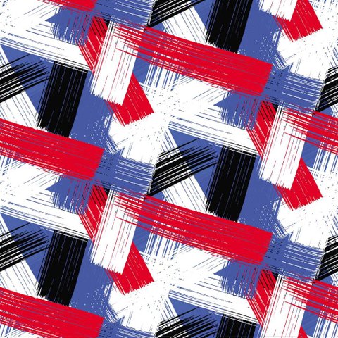 Papel de Parede Geométrico Pinceladas Três Tons - 3,00x0,50m