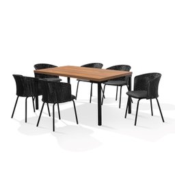 Mesa Jantar Retangular Inovare Isis New 6 Cadeiras Gourmet - 1