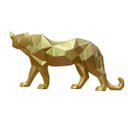Ver imagem 4 de Escultura Decorativa Leopardo Dourado a:17 L:36 P:7