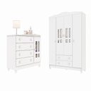 Ver imagem 2 de Quarto de Bebê Completo com Cômoda e Roupeiro Ariel
