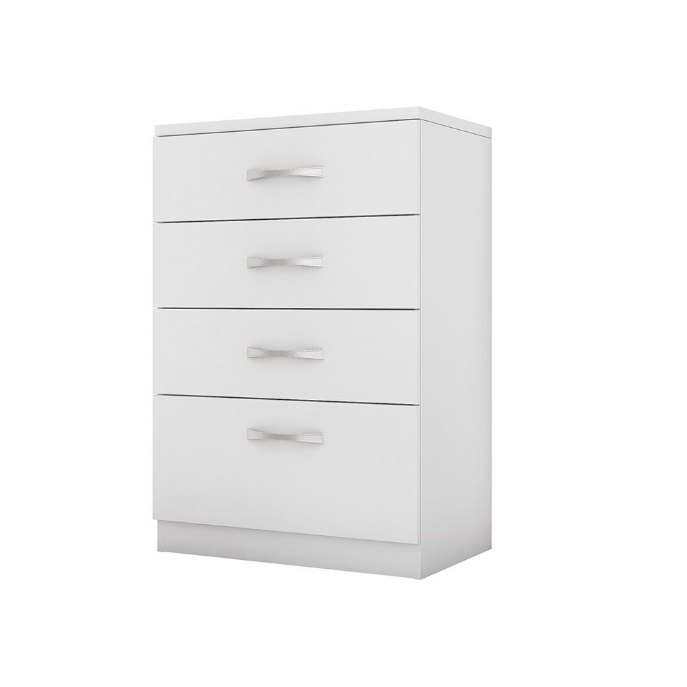CômodaExellenceBranco4GavetasparaQuarto