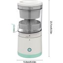 Ver imagem 2 de Espremedor Elétrico Liquidificador Portátil, Copo de Suco Usb, Mini Multifuncional Recarregável, Ext