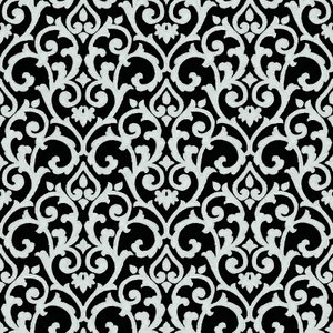 Papel de Parede Wiler Florence - Arabesco Preto