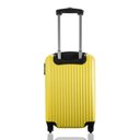 Ver imagem 4 de Mala de Bordo 10kg Viagem Rígida Rodas 360º Abs Cadeado Segredo Gladiador A2mb:amarelo