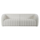 Ver imagem 3 de Sofá 4 Lugares para Sala 252cm Lazio M03 Bouclê Branco - Lyam Decor