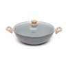 Oster Panela Wok 7l 34cm Aluminio e Ceramico Dark Grey - 1
