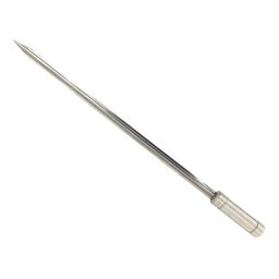 Espeto Chato Inox 70cm Cabo Revestido Alumínio Churrasco - 1